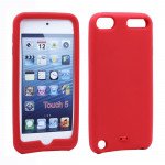 Wholesale iPod Touch 5 Silicone Skin Case (Red)